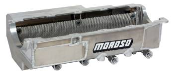 Moroso Performance Products - Moroso Performance Products Drag Race Engine Oil Pan Dry Sump 7-1/2" Deep Four 12 AN Female Forward Pickups - Aluminum