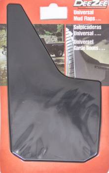 Dee Zee - Dee Zee Rear Mud Flap 11 x 18" Plastic Black - Universal