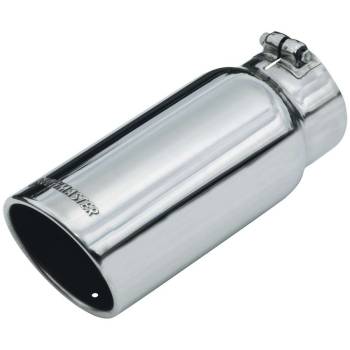 Flowmaster - Flowmaster Clamp-On Exhaust Tip 4" Inlet 5" Outlet 12" Long - Single Wall