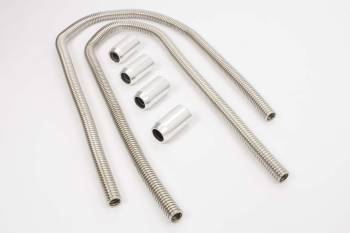 Racing Power - Racing Power 3/4 OD Hose Heater Hose Kit Polished End Caps/Adapters/Clamps/Reducers Stainless Polished - Kit