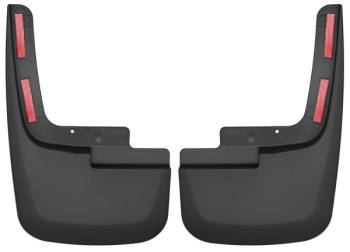 Husky Liners - Husky Liners Front Mud Flap Plastic Black/Textured Ford Fullsize Truck 2015-16 - Pair