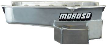 Moroso Performance Products - Moroso Performance Products Road/Drag Race Engine Oil Pan Rear Sump 7 qt 7-1/2" Deep - 4-Bolt Caps
