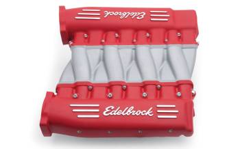 Edelbrock - Edelbrock LS3 Cross Ram Intake Manifold Aluminum Red/Gray Powder Coat GM LS-Series - Each