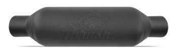 DynoMax Performance Exhaust - DynoMax Thrush Rattler Muffler 2-1/2" Center Inlet/Outlet 5 x 12-1/2" Oval Body 18" Long - Steel