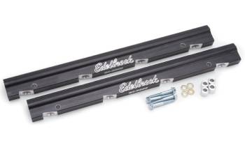 Edelbrock - Edelbrock Super Victor LS3 Fuel Rail Kit Hardware Aluminum Clear Anodize - Edelbrock Super Victor LS Manifold