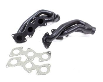 Flowtech - Flowtech Shorty Headers 1-1/2" Primary 2-1/4" Collector Steel - Black Paint
