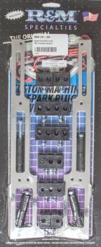 R&M Specialties - R&M Specialties 4 Wire Spark Plug Wire Loom Valve Cover Mount 7-9 mm Aluminum - Polished