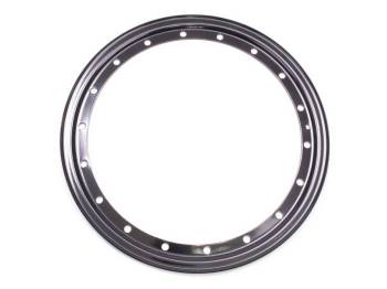 Bassett Racing Wheels - Bassett Racing Wheels Steel Beadlock Ring Black Powder Coat - 15" Wheels