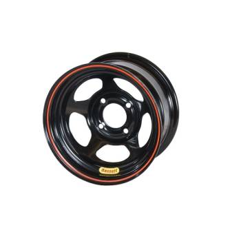 Bassett Racing Wheels - Bassett Racing Wheels D-Hole Lightweight Wheel 13 x 8" 3.000" Backspace 4 x 100 mm - Steel