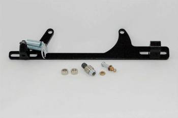 AED Performance - AED Performance Carb Mount Throttle Cable Bracket Return Spring Aluminum Black Anodize - Morse Cable