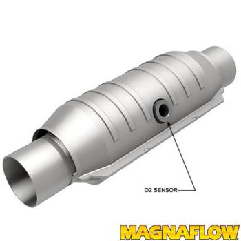 Magnaflow Performance Exhaust - Magnaflow Performance Exhaust Universal-Fit Catalytic Converter 2-1/2" Inlet/Outlet 5-1/4 x 11" Case 15" Long - Stainless
