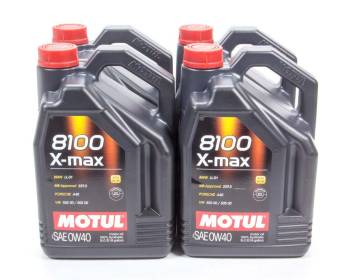 Motul - Motul 8100 X-Max Motor Oil 0W40 Synthetic 5 L - Set of 4