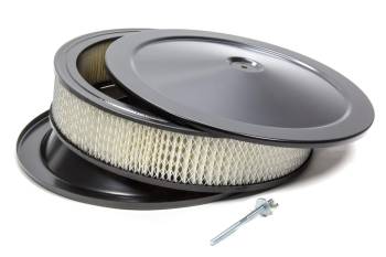 Specialty Products - Specialty Products High Dome Air Cleaner Assembly 14" Round 3" Element 5-1/8" Carb Flange - 1" Dropped Base