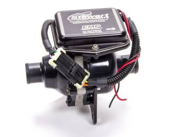 Stewart Components - Stewart Components Electric Water Pump Inline 1-1/4" Hose Barb Inlet/Outlet Plastic - Black