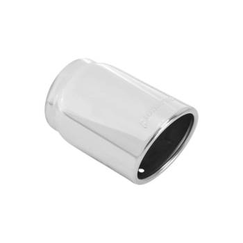 Flowmaster - Flowmaster Weld-On Exhaust Tip 3" Inlet 3-1/2" Outlet 5-1/4" Long - Single Wall