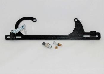 AED Performance - AED Performance Carb Mount Throttle Cable Bracket Return Spring Aluminum Black Anodize - Morse Cable