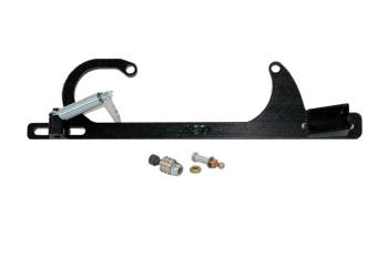AED Performance - AED Performance Carb Mount Throttle Cable Bracket Return Spring Aluminum Black Anodize - Ford Cable