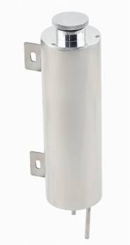Mr. Gasket - Mr. Gasket 34 oz Recovery Tank 10" Tall x 3" Diameter 1/4" Hose Barb Inlet/Outlet Stainless - Polished