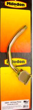 Milodon - Milodon Road Race Oil Pump Pickup Screw-In 5-6/8" Deep Pan Small Block Mopar - Each