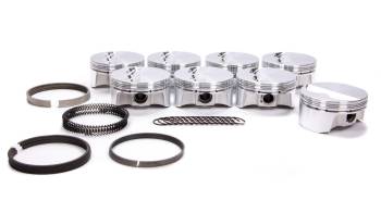 Bullet Pistons - Bullet Pistons Forged Piston 4.125" Bore 1.5 x 1.5 x 3 mm Ring Grooves Minus 6.9 cc - SB Chevy