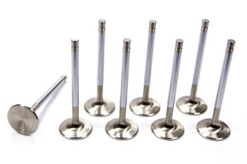 Ferrea Racing Components - Ferrea Racing Components 6000 Series Valve Stainless Exhaust 1.650" Head 11/32" Valve Stem 5.060" Long - Ford Cleveland/Modified - Set of 8