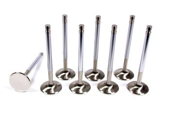 Ferrea Racing Components - Ferrea Racing Components Super Alloy Valve Stainless Exhaust 1.600" Head 11/32" Valve Stem 5.060" Long - Small Block Chevy - Set of 8