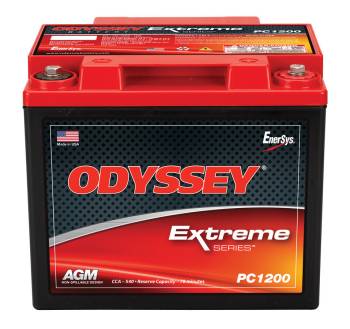 Odyssey Battery - Odyssey Battery AGM Battery 12V 550 Cranking Amps Standard Terminals - 7.87" L x 7.60" H x 6.66" W