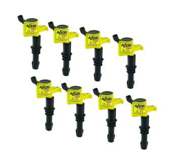 ACCEL - ACCEL Super Coil Ignition Coil Pack 0.500 ohm Coil-On-Plug Yellow - 3-Valve