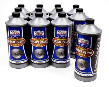 Lucas Oil Products - Lucas Oil Products DOT 3 Brake Fluid Synthetic 1 qt - Set of 12