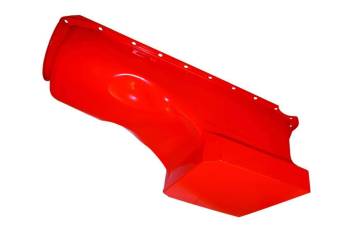 Specialty Products - Specialty Products Rear Sump Engine Oil Pan 6 qt Steel Orange Paint - Big Block Chevy