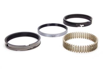 Hastings - Hastings 4.120" Bore Piston Rings 5/64 x 5/64 x 3/16" Thick Standard Tension Moly - 8 Cylinder