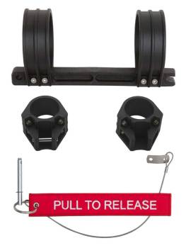 H3R Performance - H3R Performance Clamp-On Fire Extinguisher Mount Tube Mount Quick Release Nylon - Black