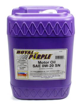 Royal Purple - Royal Purple 0W20 Motor Oil Synthetic - 5 gal