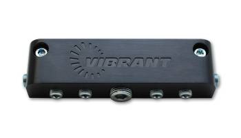 Vibrant Performance - Vibrant Performance Manifold Fitting 4 Way 3/8" NPT Female Inlet Six 1/8" NPT Female Outlets