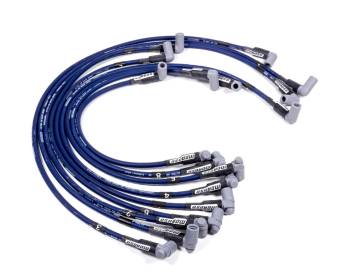 Moroso Performance Products - Moroso Performance Products Ultra 40 Spark Plug Wire Set Spiral Core 8.65 mm Blue - 90 Degree Plug Boots