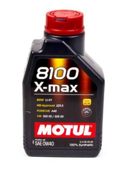 Motul - Motul 8100 X-Max Motor Oil 0W40 Synthetic 1 L - Each