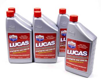 Lucas Oil Products - Lucas Oil Products 20W50 Motor Oil Synthetic 1 qt - Set of 6