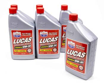Lucas Oil Products - Lucas Oil Products 10W30 Motor Oil Synthetic 1 qt - Set of 6