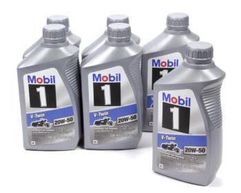Mobil 1 - Mobil 1 V-Twin Motor Oil 20W50 Synthetic 1 qt - V-Twin Motorcycles