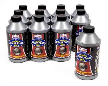 Lucas Oil Products - Lucas Oil Products DOT 4 Brake Fluid Synthetic 12.00 oz - Set of 12