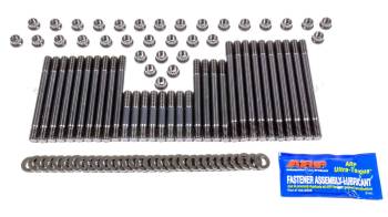 ARP - ARP Cylinder Head Stud 12 Point Nuts Chromoly Black Oxide - Aftermarket Head - 10" Long Exhaust Studs