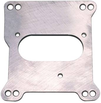 Trans-Dapt Performance - Trans-Dapt Performance 1/4" Thick Throttle Body Adapter Gasket/Hardware Steel TBI Center Mount to Square Bore Intake - Small Block Chevy