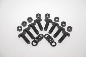 Moser Engineering - Moser Engineering 1/2-20" Thread T-Bolt Hex Nuts Washers Steel - Black Oxide