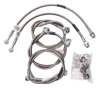Russell Performance Products - Russell Street Legal Brake Hose Kit DOT Approved Braided Stainless GM HD Truck 2001-06 - Kit
