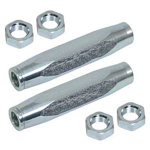 QA1 - QA1 Precision Products 5/8-18" Female Thread Tie Rod Sleeve 4-7/8" Long Hex Tube Steel - Zinc Oxide