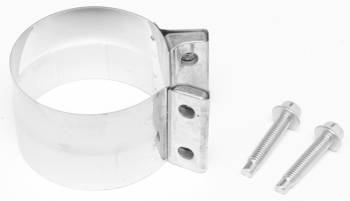 DynoMax Performance Exhaust - DynoMax Band Clamp Exhaust Clamp 2-3/4" Diameter 3" Wideband Lap Joint - Stainless