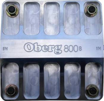 Oberg Filters - Oberg 800 Series Fluid Filter - 60 Micron Stainless Element - 16 AN Female O-Ring Inlet/Outlet - Aluminum