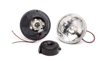 Racing Power - Racing Power 5-3/4" OD Headlight H4 Bulb Amber Turn Signal Bulb Glass/Steel - Universal