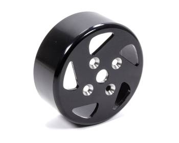 PRW Industries - PRW INDUSTRIES Serpentine Water Pump Pulley Smooth 88 mm Deep Aluminum - Polished/Clear Anodize