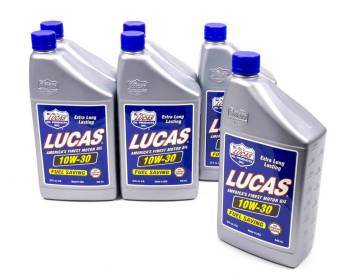 Lucas Oil Products - Lucas Oil Products High Performance Motor Oil 10W30 Conventional 1 qt - Set of 6